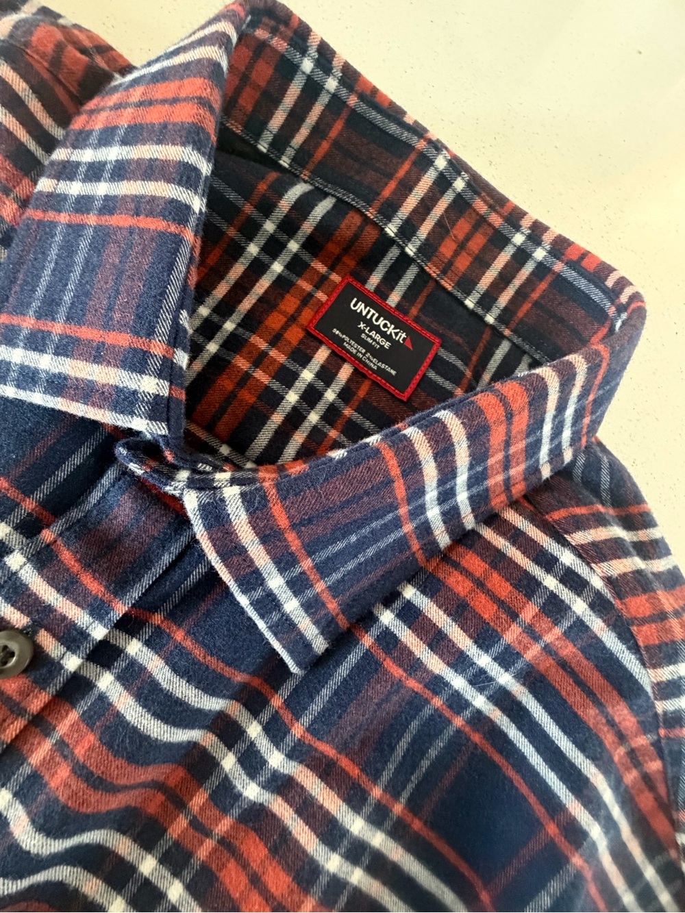 UNTUCKit Slim Fit Men's Plaid Trezari Button-Down Shirt